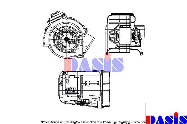 AKS DASIS Sisätilapuhallin 870740N